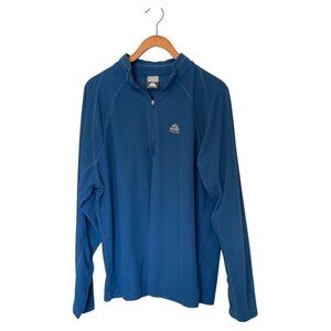 Nike ACG Blue Jogger Shirt Men's 1/4 Zip Pullover XL Thermal Style